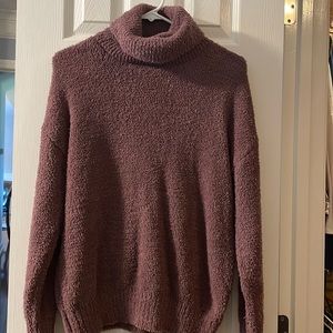Size M Pink Republic purple sweater. Never worn